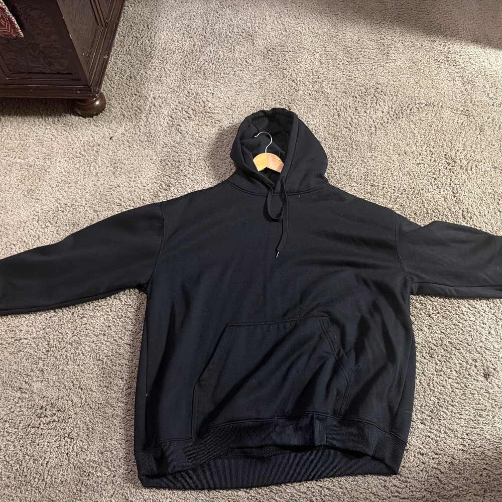 Black hoodie